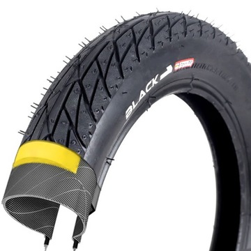 Opona rowerowa Black1 12x2.0 50-203 + 1mm Galaxy 150 g O249