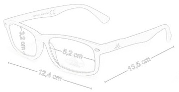 OKULARY KOREKCYJNE ZERÓWKI PLUSY FILTR NIEBIESKI