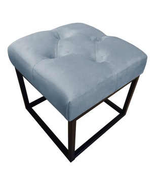 Pufa CHESTERFIELD LOFT ławka podnóżek metal BL06