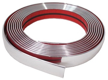 LISTWY ELASTYCZNE CHROM LISTWA CHROMOWANA OZDOBNA SAMOPRZYLEPNA 50mm