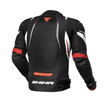 SHIMA Mesh Pro Красная летняя мотоциклетная куртка