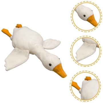 ПОДУШКА-ГУСЬ ПИПА ПЛЮШЕВЫЙ ТАЛИСМАН ПОВИЖАЕМЫЙ ГУСЬ БОЛЬШАЯ ПЛЮШЕВАЯ ИГРУШКА XXL 100 СМ