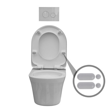 Детали подушки сиденья для унитаза Шайбы Пластиковые прокладки