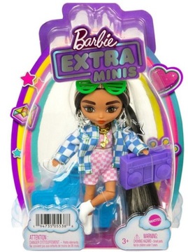 Barbie Extra Minis lalka Modowa HGP62 HGP64