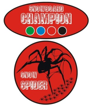 СНОУБОРД SPIDER SLIDE + КРЕПЛЕНИЯ