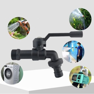 1 латунный смеситель для наружного использования. Простота в использовании.