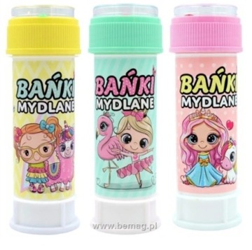 Bańki mydlane dziewczynka 60 ml 1 szt