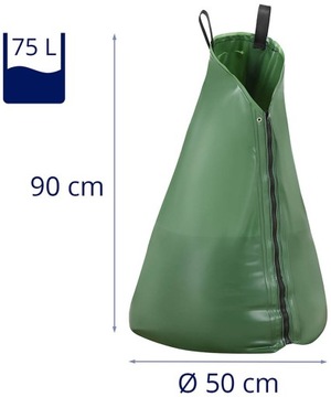 Мешок капельного полива для полива деревьев 75 л - 4 шт.