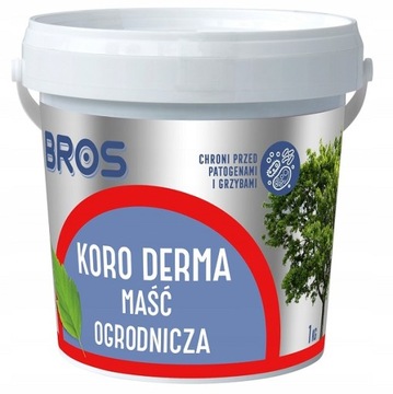 BROS KORO-DERMA maść ogrodnicza RANY DRZEW ZABEZPIECZAJĄCA 1kg