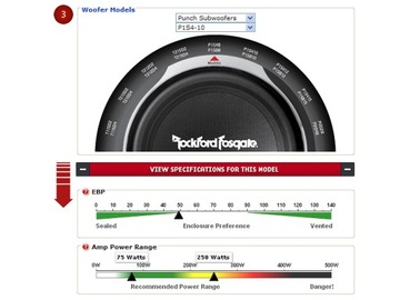 Rockford Fosgate P1S4-10 - Сабвуфер 25см 250/500Вт