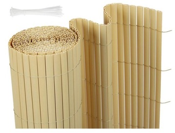 OSŁONA MATA BALKONOWA PCV BAMBUS 80 X 400 CM SEKEY