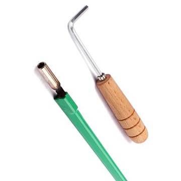 Стальная тяга для регулировки грифа в двух направлениях, 375 мм.