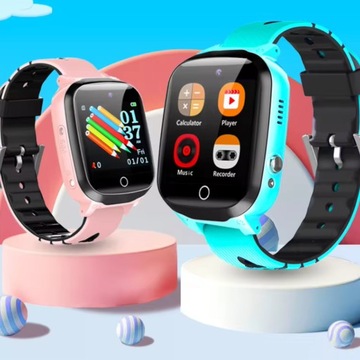 СМАРТ-ЧАСЫ ДЕТСКИЕ ЧАСЫ SIM-КАРТА КАМЕРА ТЕЛЕФОН ИГРЫ МУЗЫКА МЕНЮ PL