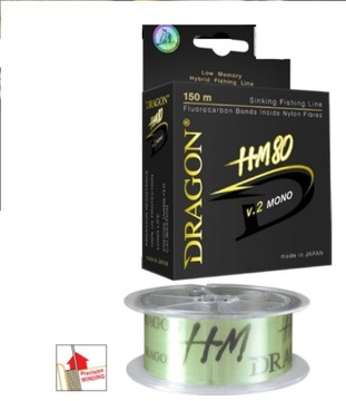 ŻYŁKA DRAGON HM80 v.2 MONO 0,223mm/150m NEW
