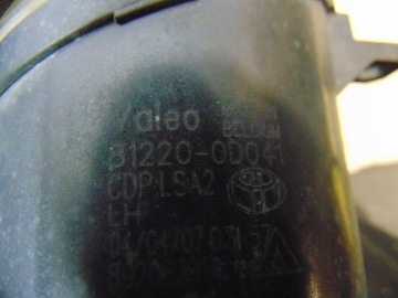 HALOGEN LEVÝ TOYOTA AURIS 81220-0D041 EVROPA