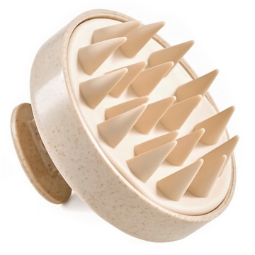 SZCZOTKA MASAŻER DO MYCIA SKÓRY GŁOWY WŁOSÓW SILIKONOWY MASAŻ RELAKSUJĄCY