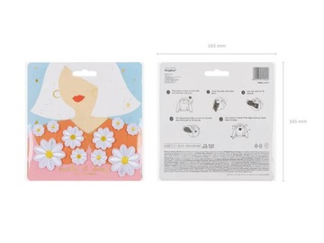 ЖЕЛЕЗНЫЕ НАШИВКИ ЦВЕТЫ РОМАШКИ МИКС 10 ШТ.