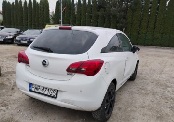 Opel Corsa E Hatchback 3d 1.2 Twinport 70KM 2015 Opel Corsa 2015r, 1.2 Benzyna. Uszkodzony. Poobijany. Jezdzi. 1.2 Benzyna, zdjęcie 3