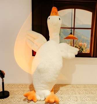 Плюшевая подушка-талисман «Гусь» MOVING GOOSE 50 см