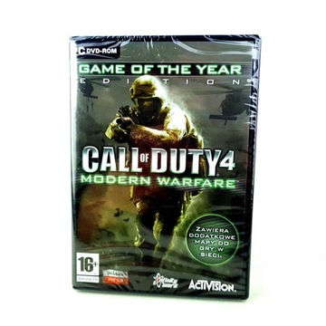 NOWA CALL OF DUTY 4 IV MODERN WARFARE GOTY PC PL