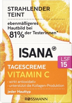 ISANA VITAMIN C KREM NA DZIEŃ Z WITAMINĄ C