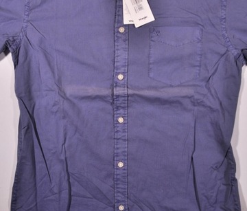 WRANGLER koszula SLIM blue LS 1PKT BUTTON DOWN _XL