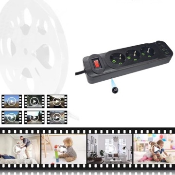 УДЛИНИТЕЛЬ ДЛЯ СКРЫТОЙ КАМЕРЫ РАЗЪЕМ ПИТАНИЯ 3 РАЗЪЕМА 3xUSB 1xTYPE C WIFI