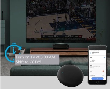 KONTROLER WiFI PILOTÓW NA PODCZERWIEŃ IR TUYA - ALEXA GOOGLE HOME