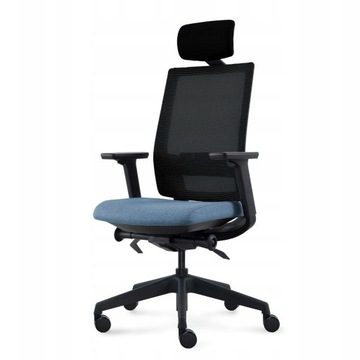 Fotel biurowy obrotowy Deel ergonomia gwarancja 5 lat