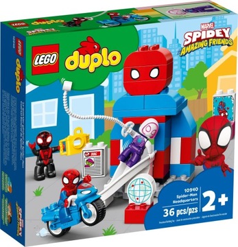 NOWE LEGO DUPLO 10940 KWATERA GŁÓWNA SPIDER-MANA
