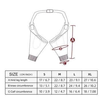 Защита лодыжки для собак. Защитный рукав на локтях.