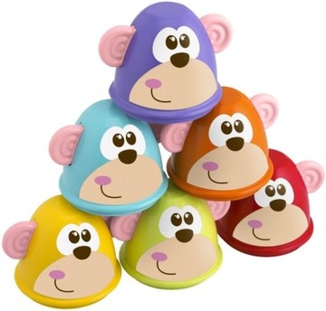 Игрушка CHICCO Разноцветные кегли для боулинга