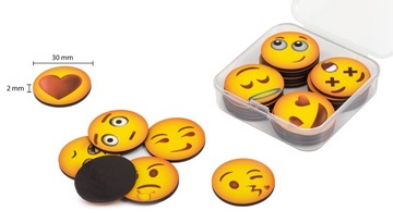МАГНИТЫ НА ХОЛОДИЛЬНИК ЭМОЦИИ УЛЫБКИ 28 шт.