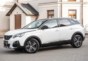 Peugeot 3008 II Crossover 2.0 BlueHDi 150KM 2017 Peugeot 3008 2.0HDI 150KM Allure Biala Perla Skora Navi Camera Virtual Fu, zdjęcie 6