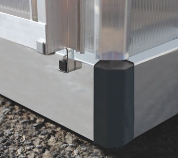 ТЕПЛИЦА ТУННЕЛЬ ИЗ ПОЛИКАРБОНАТА 2,46 м x 1,85 м САД МОЩНАЯ АЛЮМИНИЕВАЯ КОНСТРУКЦИЯ