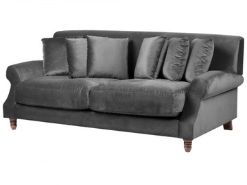 KANAPA SOFA TRZYOSOBOWA WELUROWA SKANDYNAWSKA