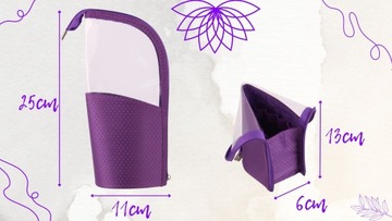 Дорожная косметичка-органайзер для кистей