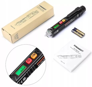 БЕСКОНТАКТНЫЙ ГОРИЗОНТАЛЬНЫЙ ТЕСТЕР НАПРЯЖЕНИЯ ПЕРЕМЕННОГО ТОКА TACKLIFE VT02