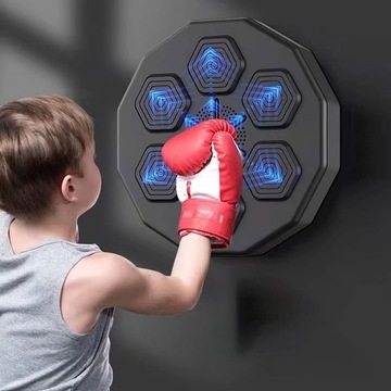 ТРЕНАЖЕР ПО БОКСУ ДЛЯ НАСТЕННОГО КРЕПЛЕНИЯ, RGB MUSIC