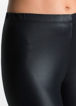 DAMSKIE LEGGINSY SPORTOWE ROZCIĄGLIWE KRYJĄCE LATEKS LATEXOWE 3XL