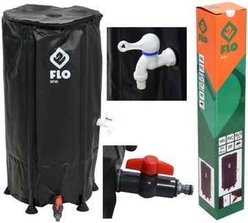 ZBIORNIK NA DESZCZÓWKĘ WODĘ 100L PVC SKŁADANY