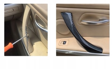 Ручка Ручка двери BMW E90 E91 E92 Правая Передняя Черная