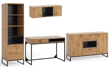 meble loft młodzieżowe biurko regał komoda Olier 4