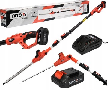 YATO HEDGE CLIMER 18V ​​БЕСПРОВОДНАЯ ТЕЛЕСКОПИЧЕСКАЯ 1,8-2,8 м МЕРЫ ПРЕДОСТОРОЖНОСТИ