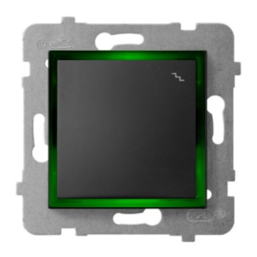 ЧЕРНЫЙ МОДУЛЬ ЛЕСТНИЧНОГО ВЫКЛЮЧАТЕЛЯ БЕЗ РАМКИ