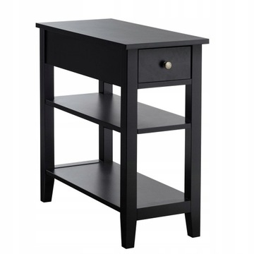 Szafka nocna JV10761BK czarna 28,5x60x61 cm n