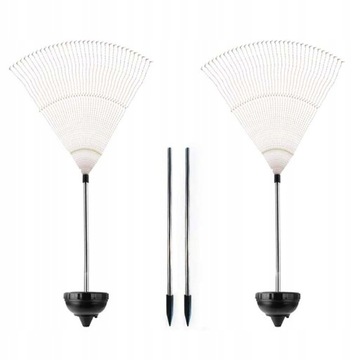 2X СОЛНЕЧНАЯ ЛАМПА ДЛЯ САДА УКРАШЕНИЕ ОДУВШИНКИ 150 LED