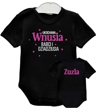 BODY kr rękaw UKOCHANA WNUSIA BABCI I DZIADKA r 92
