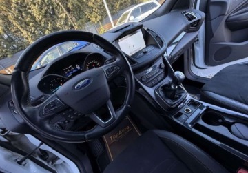 Ford Kuga II SUV Facelifting 2.0 TDCi 150KM 2017 Ford Kuga ST-lineZAREJESTROWANY navi SKORAALCANTARA gwarancjabezwypadkowa, zdjęcie 28