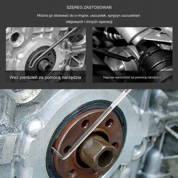 VERKE V06601 НАСАДКИ SKAWLES СКРЕБКИ УПЛОТНЕНИЯ НАБОР КРЮЧКОВ 9 шт.